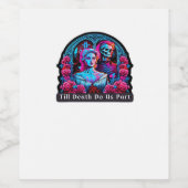 Tot de dood ons scheidt Classic – Luiaard & Zielsv Wijn Etiket (Enkel label)