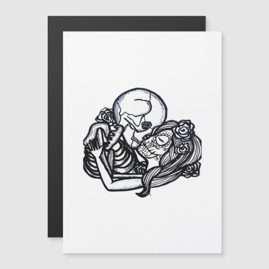 Tot de dood ons scheidt Classic – Spooky Skeleton  (Voorkant / Achterkant)