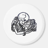 Tot de dood ons scheidt Classic – Spooky Skeleton  Magneet (Voorkant)