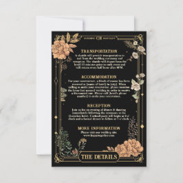 Tot de Dood Ons Scheidt Detailkaart RSVP Kaartje