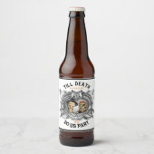 Tot de dood ons scheidt Eten en Drinken Label Set Bier Etiket (Voorkant)