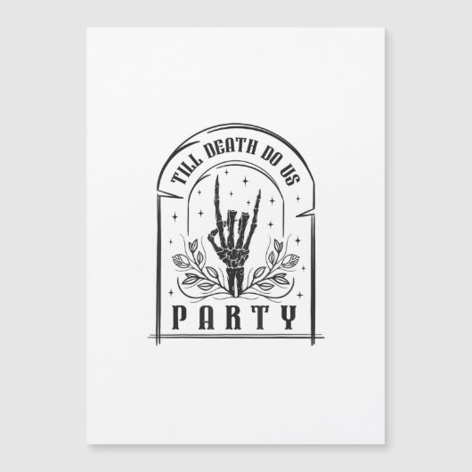 Tot de dood ons scheidt feestcadeaus Retro vrijgez (Voorkant)