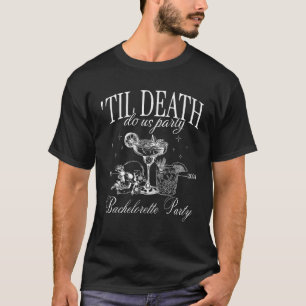Tot de dood ons scheidt Feestelijke Skelet Drinken T-shirt
