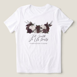 Tot de Dood Ons Scheidt Goth Feestelijke Bruiloft Tri-Blend Shirt