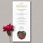 Tot de Dood Ons Scheidt Goth Hart Halloween Goud Menu