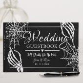Tot de dood ons scheidt | Gothic Black HalloWeddin Gastenboek