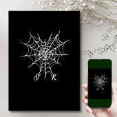 Tot de dood ons scheidt | Gotisch hart en skelette Kaart