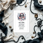 "Tot de dood ons scheidt" Gotisch Vrijgezellenfees Kaart