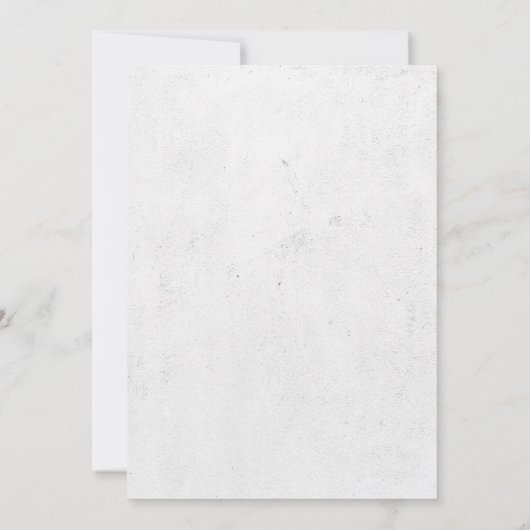 Tot de Dood ons Scheidt Gotische Bruiloft Zwart & Kaart (Achterkant)