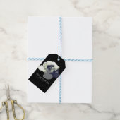Tot de Dood Ons Scheidt Gotische Roos Bruiloft Cadeaulabel (Met Touw)