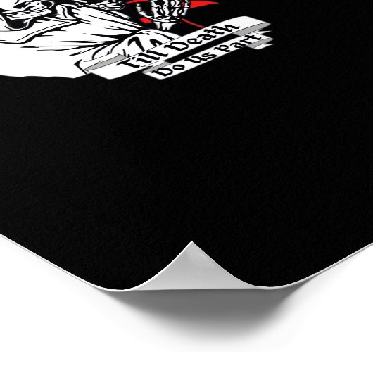 Tot de dood ons scheidt - Grim Reaper Love Poster (Hoek)