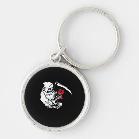Tot de dood ons scheidt - Grim Reaper Love Sleutelhanger (Voorkant)