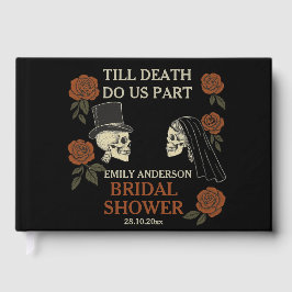 Tot de dood ons scheidt Halloween Bruidsdiner  Gastenboek