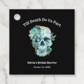 Tot de dood ons scheidt Halloween Bruidsfeest Bedankjes Labels (Voorkant)