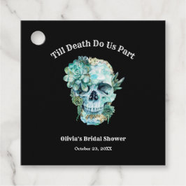 Tot de dood ons scheidt Halloween Bruidsfeest Bedankjes Labels