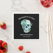 Tot de Dood Ons Scheidt Halloween Bruiloftsborrel Servet (Insitu)