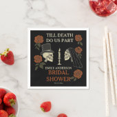 Tot de dood ons scheidt Halloween Bruiloftsfeest  Servet (Insitu)