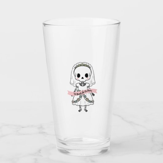 Tot de dood ons scheidt Halloween Glas (Voorkant)