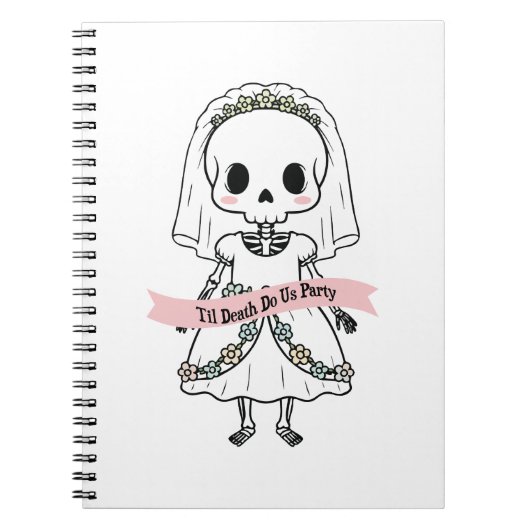 Tot de dood ons scheidt Halloween Notitieboek (Voorkant)