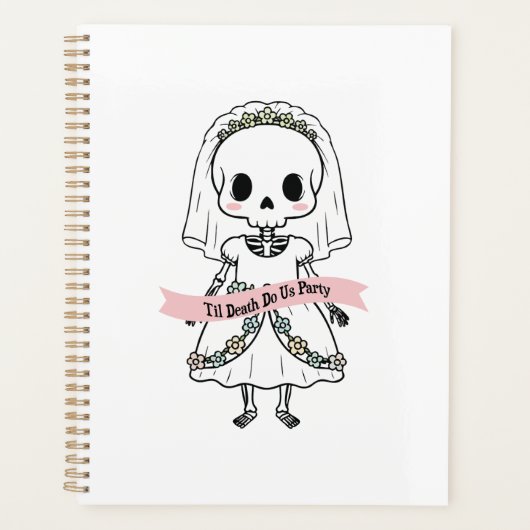 Tot de dood ons scheidt Halloween Planner (Voorkant)