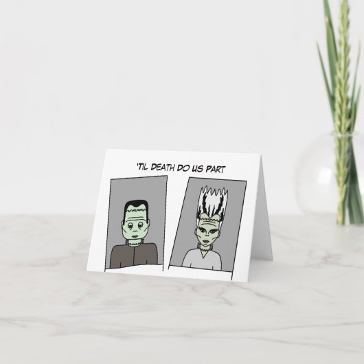 'Tot de dood ons scheidt kaart (Voorkant)