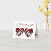 Tot de dood ons scheidt kaart (Gele Bloem)