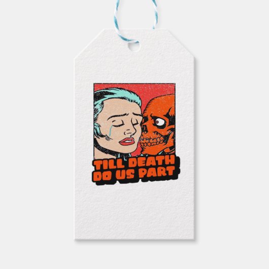Tot de Dood Ons Scheidt Klassiek Cadeaulabel (Voorkant)