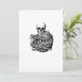 Tot de Dood Ons Scheidt Klassiek & Citaat Feestdagenkaart (Staand voorkant)