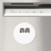 Tot de Dood Ons Scheidt Klassiek – Grappig Skelet  Magneet (Insitu (Vaatwasser))