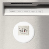 Tot de dood ons scheidt Klassiek – Herfst Romantie Magneet (Insitu (Vaatwasser))