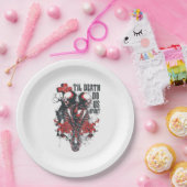 Tot de dood ons scheidt Klassiek Papieren Bordje (Feest)