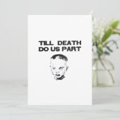 Tot de dood ons scheidt Klassieke luiaard Feestdagenkaart (Staand voorkant)