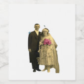 Tot de dood ons scheidt Klassieke Meme Wijn Etiket (Enkel label)