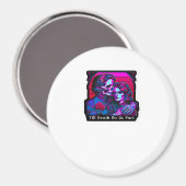 Tot de dood ons scheidt Klassieker – Grim Reaper R Magneet (Voorkant / Achterkant)