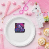 Tot de dood ons scheidt Klassieker – Grim Reaper R Papieren Bordje (Feest)