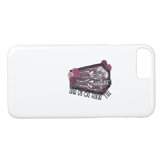 Tot de dood ons scheidt, kostuum idee Case-Mate iPhone case (Achterkant (Horizontaal))