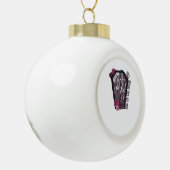 Tot de dood ons scheidt, kostuum idee keramische bal ornament (Links)