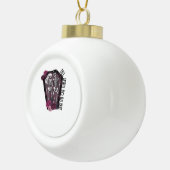 Tot de dood ons scheidt, kostuum idee keramische bal ornament (Rechts)