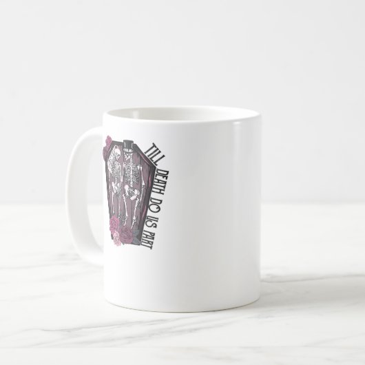 Tot de dood ons scheidt, kostuum idee koffiemok (Voorkant links)