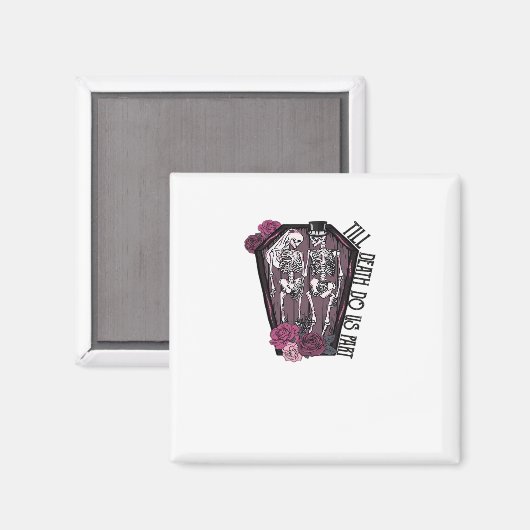 Tot de dood ons scheidt, kostuumidee magneet (Voorkant / Achterkant)