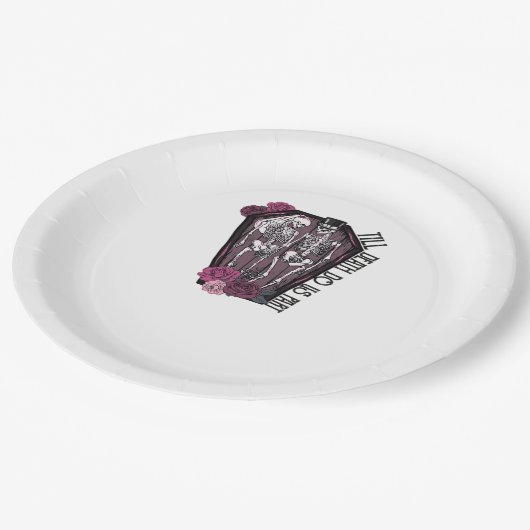 Tot de dood ons scheidt, kostuumidee papieren bordje (Gekanteld)