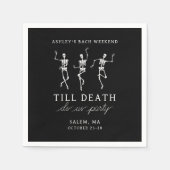 Tot de Dood Ons Scheidt: Meisjesweekend Servet (Voorkant)