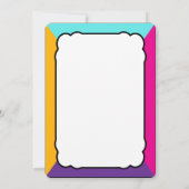 Tot de dood ons scheidt - Neon Bruiloft (blank) Kaart (Achterkant)