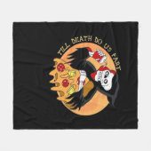 Tot de dood ons scheidt. Pizza voor altijd! Fleece Deken (Voorkant (Horizontaal))