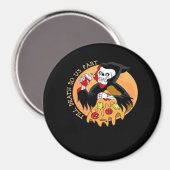 Tot de dood ons scheidt. Pizza voor altijd! Magneet (Voorkant / Achterkant)