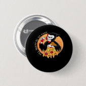 Tot de dood ons scheidt. Pizza voor altijd! Ronde Button 5,7 Cm (Voorkant /achterkant)