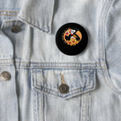 Tot de dood ons scheidt. Pizza voor altijd! Ronde Button 5,7 Cm (In situ)