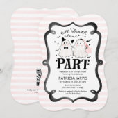 Tot de dood ons scheidt QR Code Bruidsfeest Kaart (Voorkant / Achterkant)