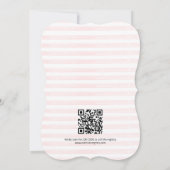 Tot de dood ons scheidt QR Code Bruidsfeest Kaart (Achterkant)