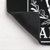 Tot de dood ons scheidt Retro Halloween Bruidsmeis Muismat (Hoek)